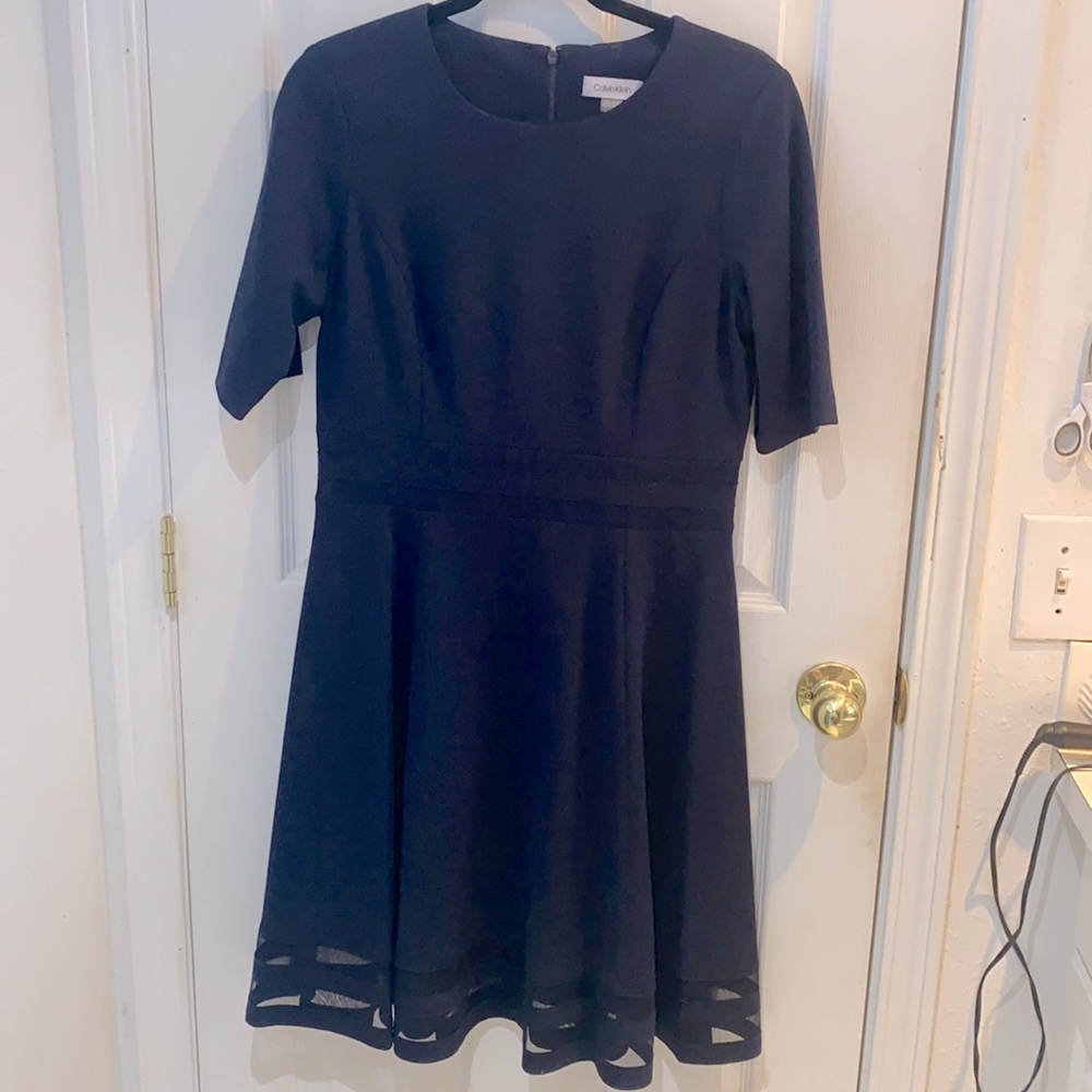 Navy Worn Once Umpire Waist Figure Flattering
